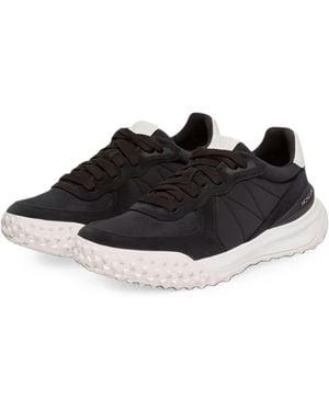 Moncler Quilted Paneled Sneakers - Black