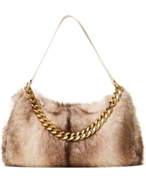 Twinset Polyurethane Tracolla Cross Body Bag - Natural