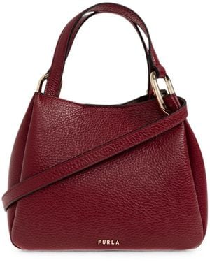 Furla Nuvola Mini – Top Handle Bag - Red