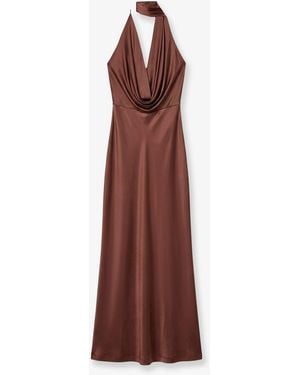 Amazuìn Dress Vivienne Jersey - Brown