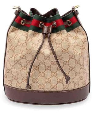Gucci Essence' Bucket Bag - Natural