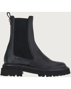Ferragamo Oderico Bootie, Leather - Black