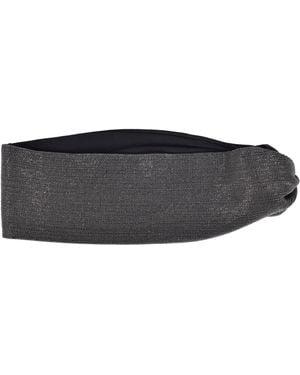 Brunello Cucinelli Monilli Bead Head Band/Ear Warmers - Black