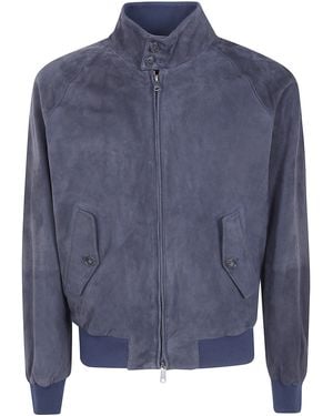 Baracuta "G9" Suede Jacket - Blue