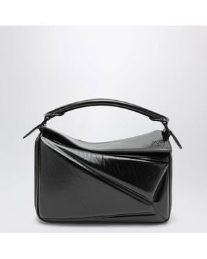 Loewe Puzzle Blown Small Lambskin Bag - Black