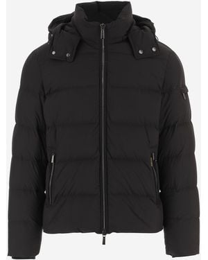 Moorer Jacket Brett Technical Fabric - Black