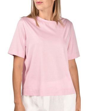 Gran Sasso Cotton Crewneck - Pink