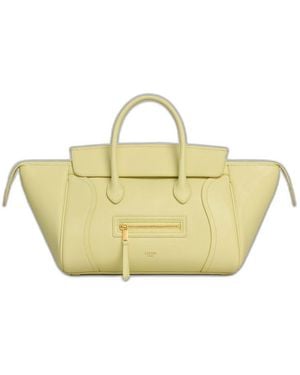 Celine Small Luggage Tote Bag - Yellow