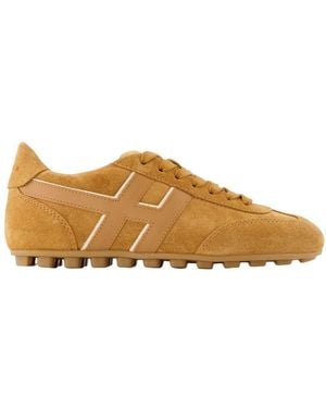 Hogan H693 Allacciato H Sneakers - Brown