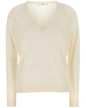 Co. Sweaters Neutral - White