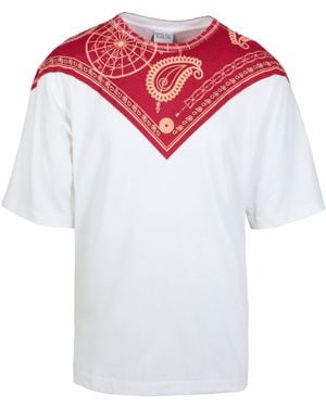 Marcelo Burlon Bandana Over T-Shirt - White