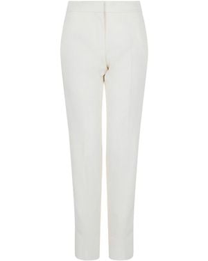 Givenchy Striped Silk Tuxedo Pants - White