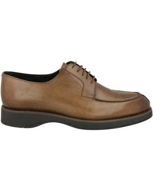 Brioni Apron Toe Derby Dress Shoes - Brown