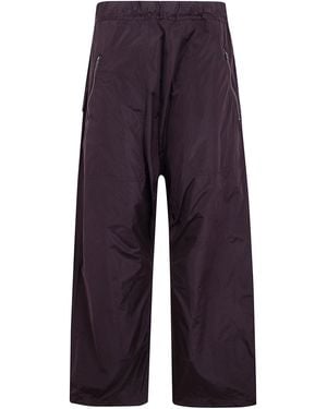 Sofie D ́hoore "Pack" Loose Fit Low Crotch Pants Zip Pockets - Blue