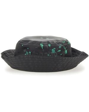 Moschino Bucket Hat With Logo - Gray