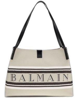 Balmain Release Shoulder Bag - White