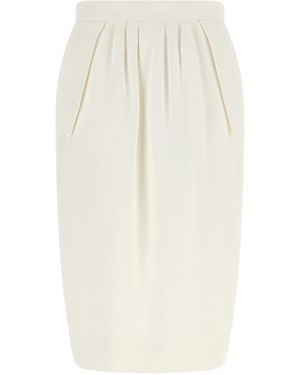 Stella McCartney High Waist Skirt - White