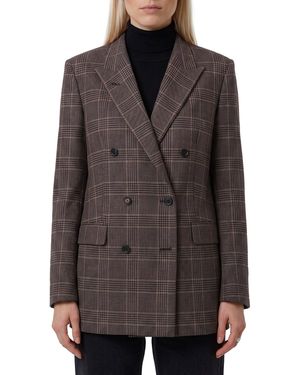Tagliatore Jasmine Double-Breasted Jacket - Brown