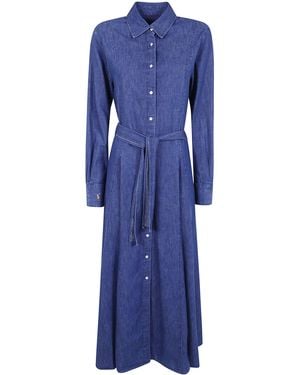 Polo Ralph Lauren Woven Shirt Dress - Blue