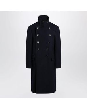 Tom Ford Double-Breasted Buttoned Coat - Blue