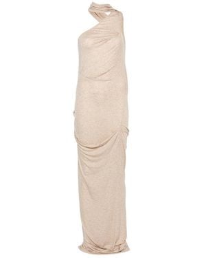Entire studios Dress Sleeveless Draped - Natural