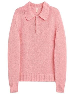 sunflower Sweater Linen - Pink