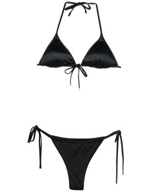 VENUJA Triangle Bikini Top - Black