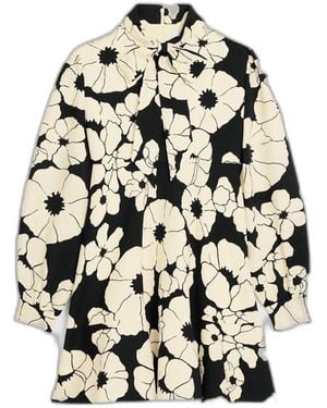 Celine Skater Mini Dress - Black
