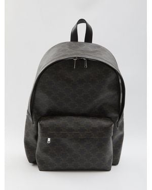 Celine Triomphe Canvas Backpack - Black