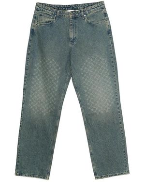 Daily Paper Wide-Leg Jeans Faded Mono - Gray