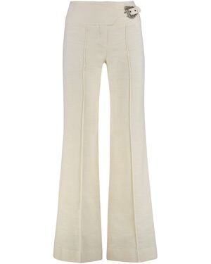 Versace Jeans Couture Straight-Leg Pants - White