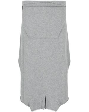 Givenchy Fleece Hoodie Skirt - Gray