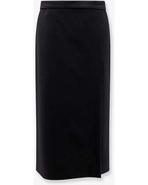 Lardini Virgin Wool Skirt - Black