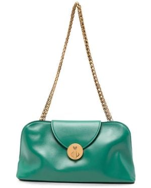 Versace Small Crossbody Lamb Leather - Green