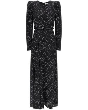P.A.R.O.S.H. 'Stelle' Long Dress - Black