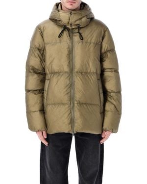 Pyrenex Shift Hooded Ripstop Down Jacket - Natural