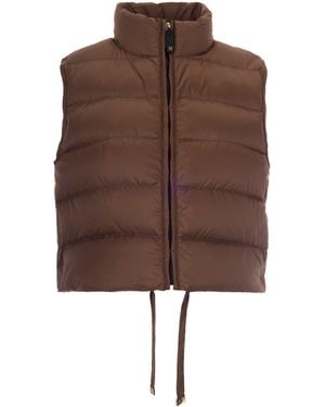 Max Mara Padded Gilet Favilla - Brown