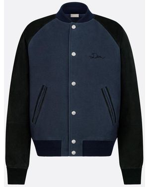 Dior Cotton Leather Jackets - Blue