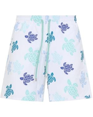 Vilebrequin Swim Shorts White - Blue