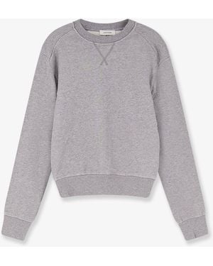 Entire studios Pod Crew Cotton Sweatshirt - Gray