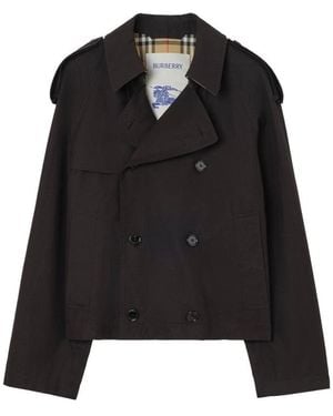 Burberry Coats - Black