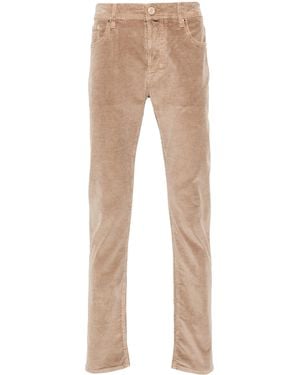 Jacob Cohen Cotton Modal Elastane Pants - Natural