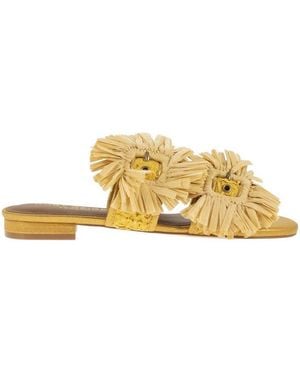 Kurt Geiger Jewel Flat Sandals - Metallic