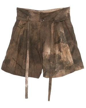 Ziggy Chen Bermuda Shorts - Brown
