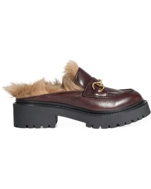 Gucci Sabot With Morsetto And Armored Sole - Black