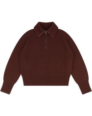 Entire studios Blimp Quarter Zip Bean - Red