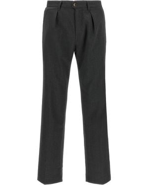 Incotex Pants With Straps - Gray