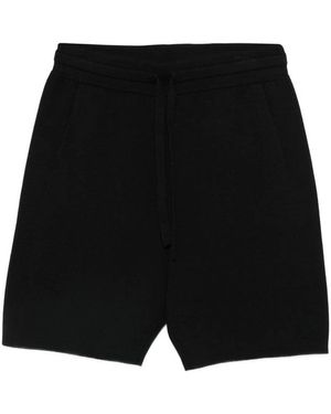 Scaglione Track Shorts Cotton - Black