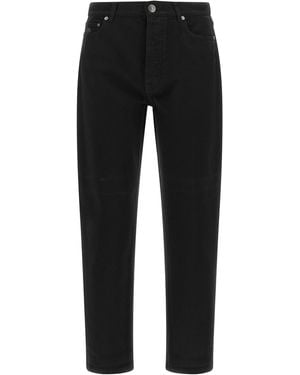 Brunello Cucinelli Straight Leg Jeans - Black