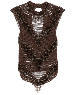 Bless Tank Top Amaranto - Brown